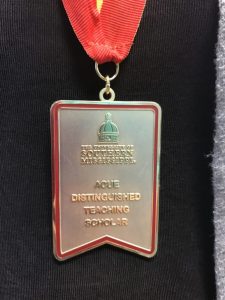 Recognition of Credentialed Faculty Photo 1 - USM Medal