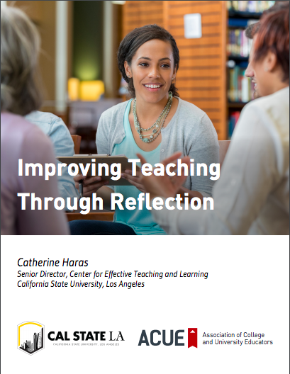 Document Cover: Improving Teaching Through Reflection