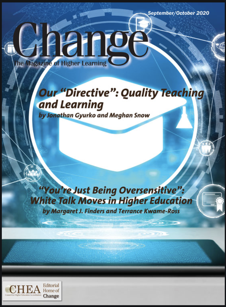 Cover of Change Magazine