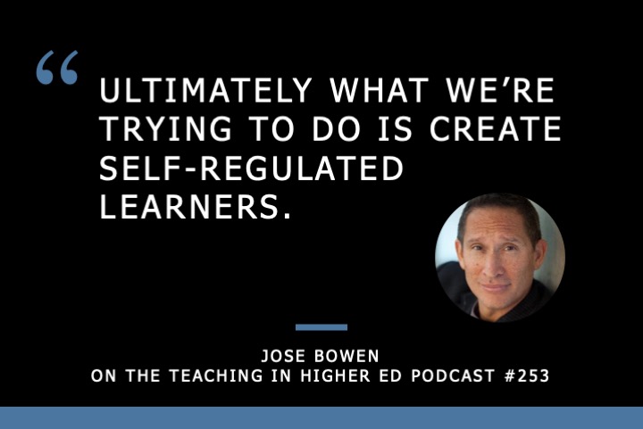 Quote - Ultimately what we're trying to do is create self-regulated learners.