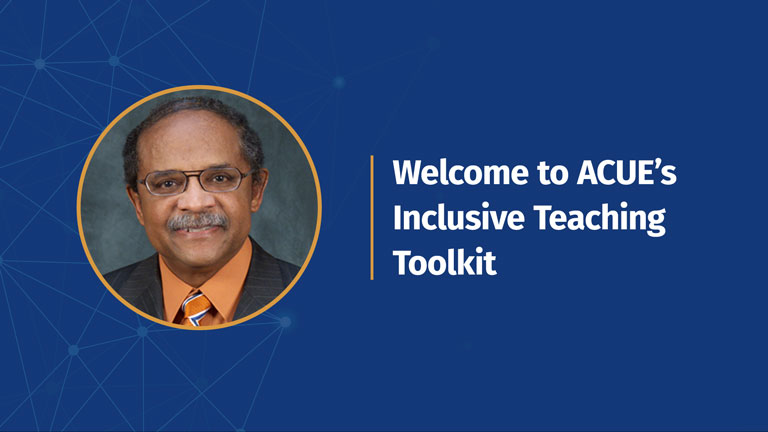 Jerome Williams introduces the Inclusive Teaching Toolkit