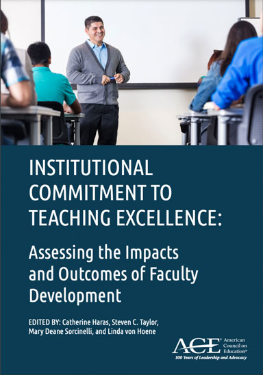 Cover: Institutional Commitment To Teaching Excellence