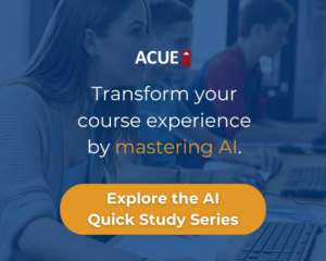 Artificial intelligence AI quick study courses for faculty professional development