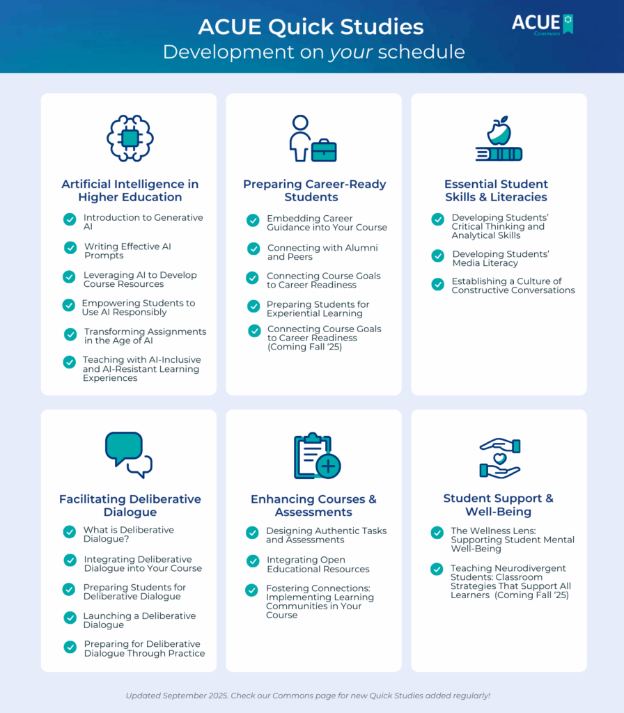 acue certification pathways