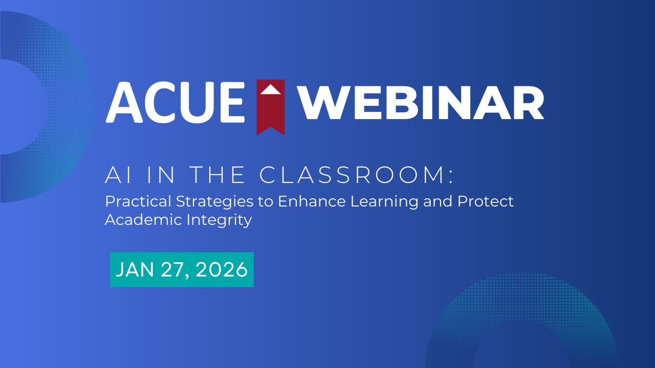 AI in the Clssroom Webinar