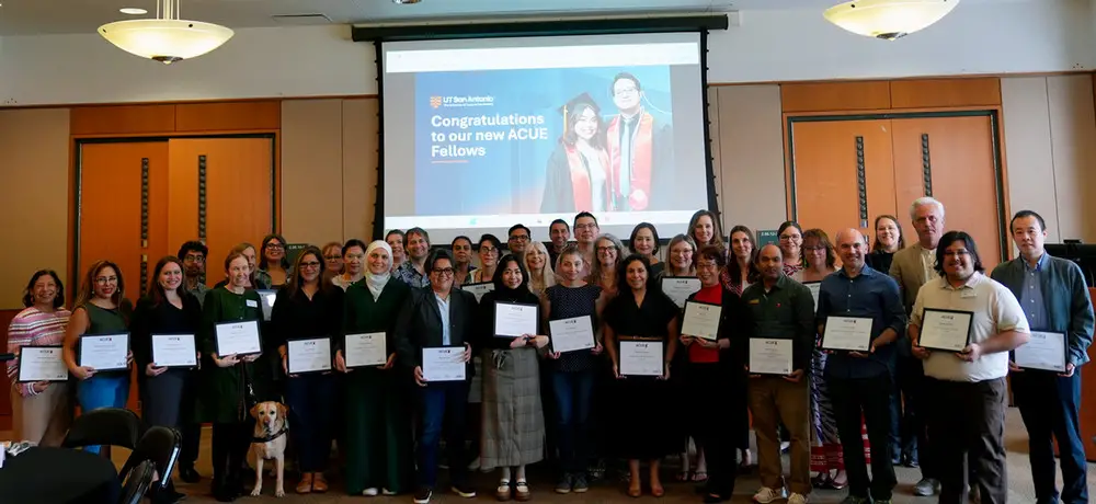 UT San Antonio acue-fellows