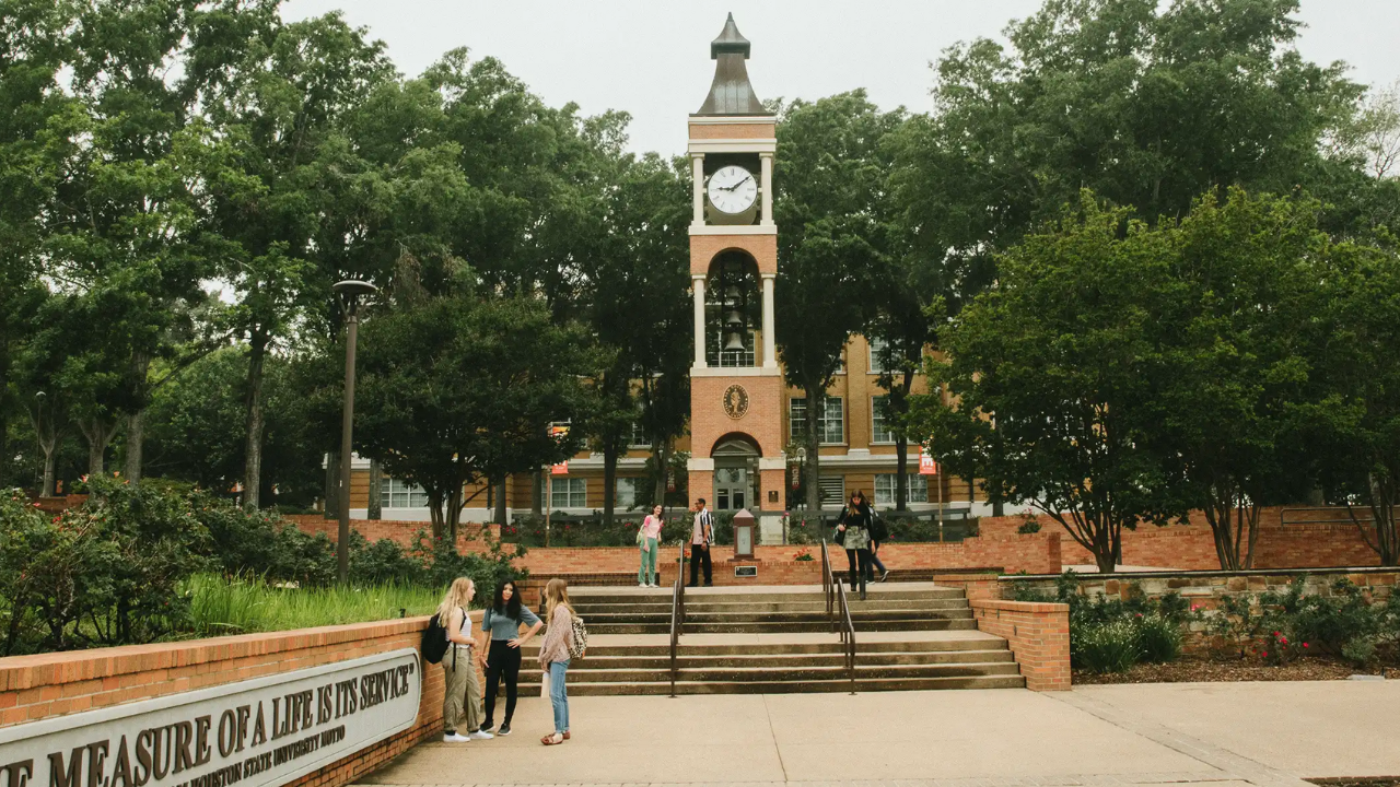 Image of Sam Houston State university campus